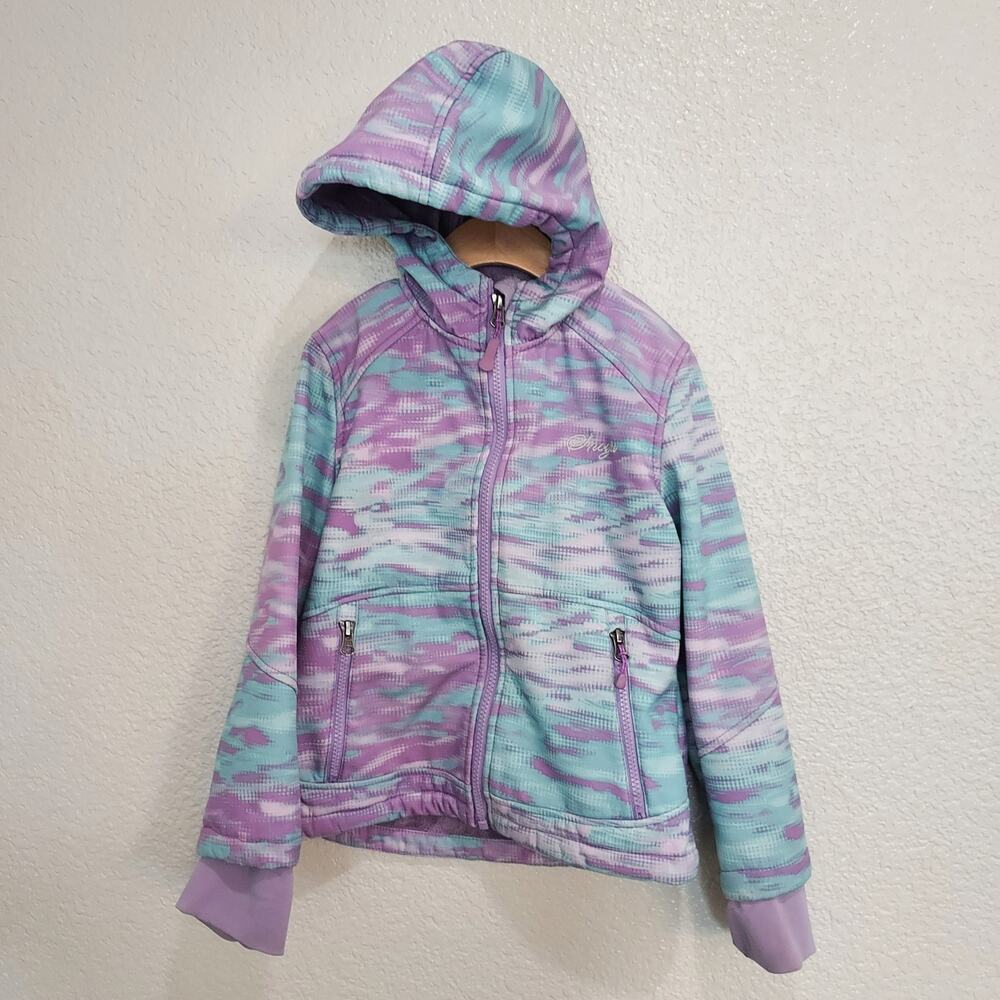 🔴3/$20 Snozu Purple Weatherproof Zip Jacket Size XS - 5/6